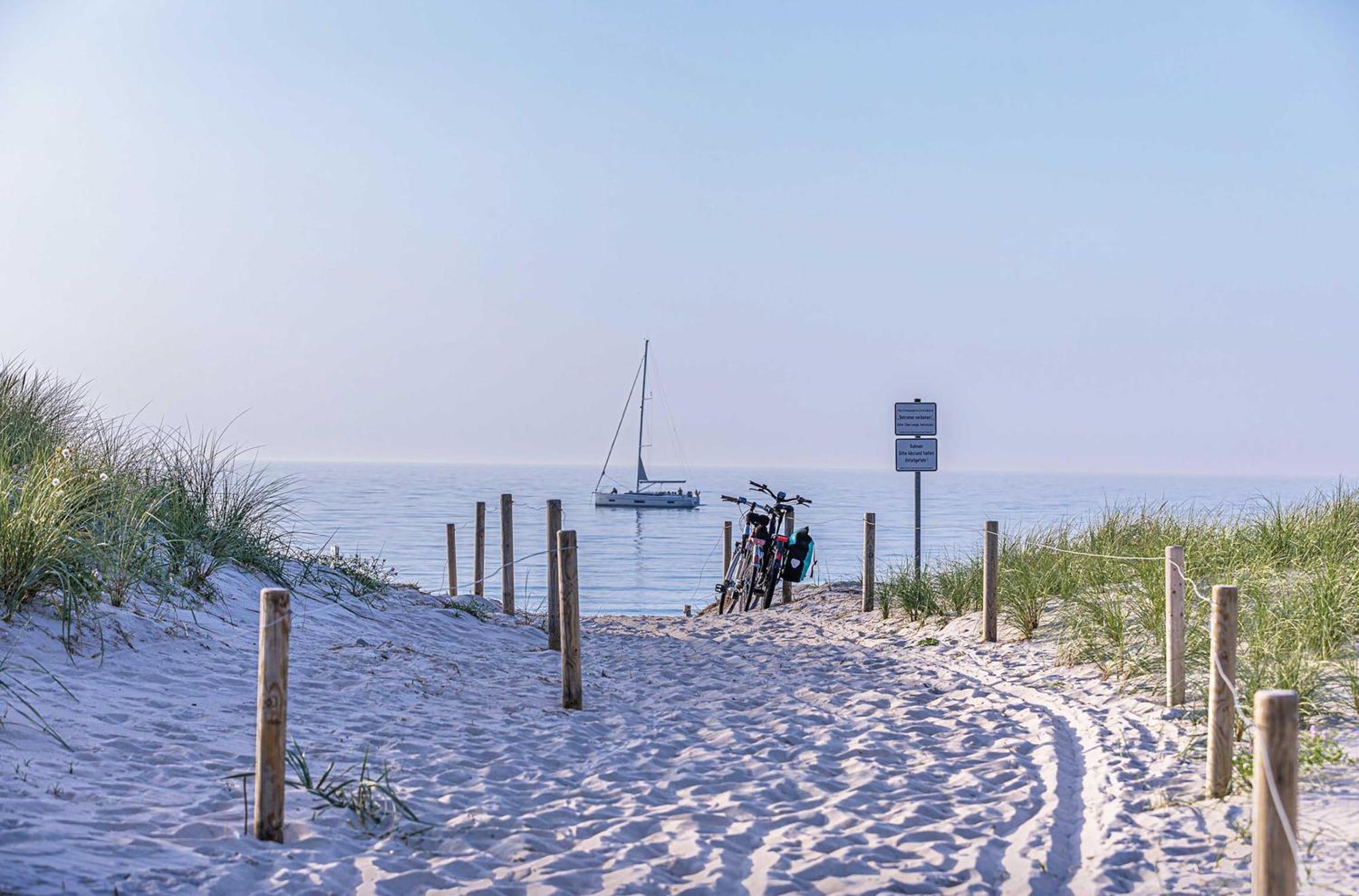Ferienwohnung Ostseeblick Mit Balkon Wustrow  Esterno foto
