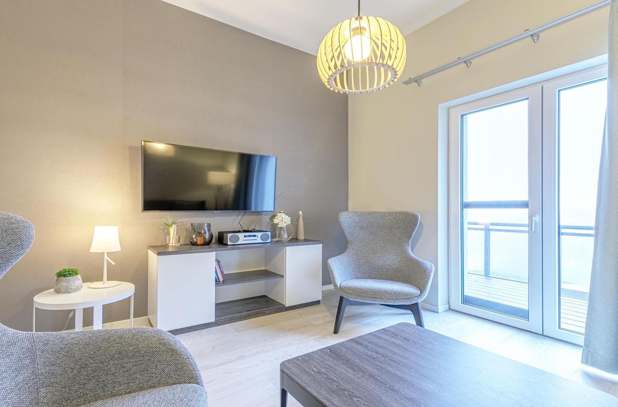 Ferienwohnung Ostseeblick Mit Balkon Wustrow  Esterno foto